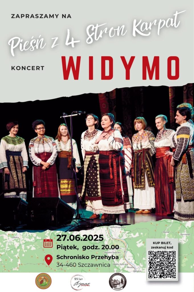 Koncert zespołu Widymo - Pieśni z 4 stron Karpat