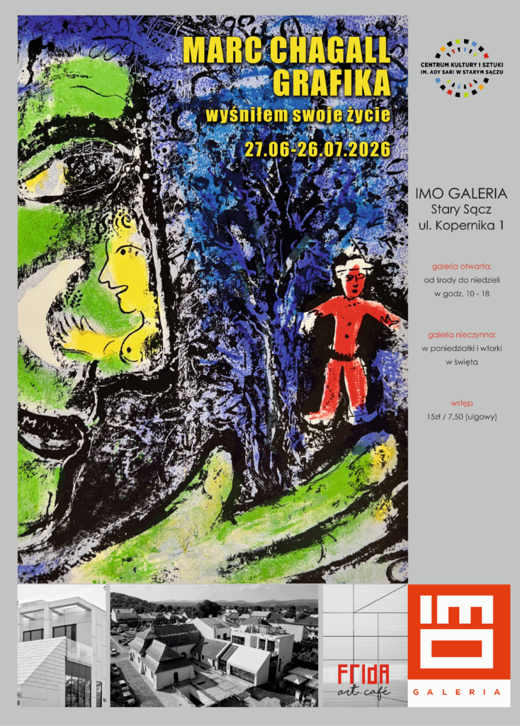 Marc Chagall. Wyśniłem swoje życie. Grafika i instalacja cyfrowa.