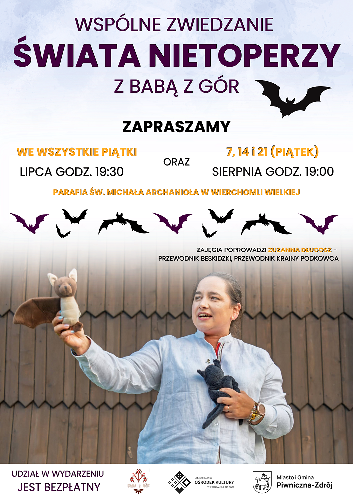 Świat nietoperzy z Babą z gór mały