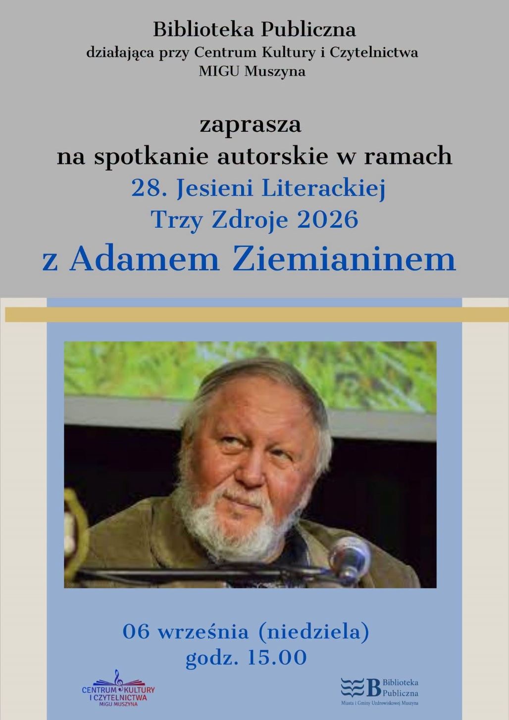 spotkanie autorskie Adama Ziemianina