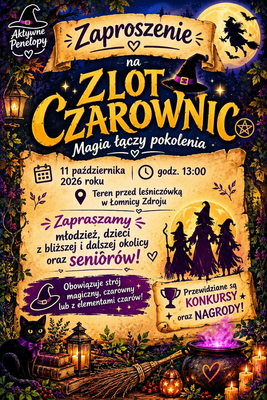 Zlot Czarownic 11.10 Aktywne Penelopy